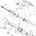 110 Jet (2.5L) 1B690542 & Up Корпус редуктора, вал гребного винта - стандартное враще...