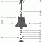 1150, 115 7112248 THRU 7131212 Поворотный кронштейн в сборе