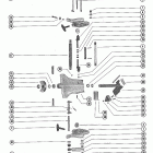 500 2742142 THRU 7051982 Зажим и поворотный кронштейн в сборе