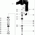 1150, 115 7112248 THRU 7131212 Корпус редуктора, вал гребного винта