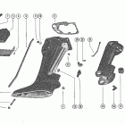 110 4839254 THRU 5206549 Корпус редуктора, вертикальный вал