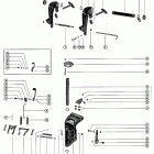 39 (1 CYL.) 1655013 THRU 2498135 Clamp & swivel bracket assembly