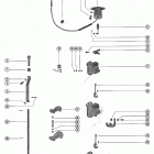 1100 1870204 THRU 2314955 Carburetor linkage and choke solenoid