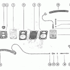 45, 4.5 (1 CYL.) 4107220 THRU 5595531 Fuel pump and fuel line assembly (serial group #14)
