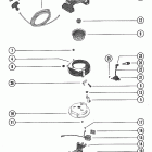 3.6 5404657 AND UP Recoil starter and flywheel