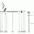 110 3263263 THRU 3795657 Привод управления механизмом переключения передач