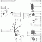 1000 1464949 THRU 1768403 Starter motor, starter solenoid, rectifier and wiring ha...