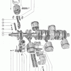 1000 1464949 THRU 1768403 Коленчатый вал, поршни и шатуны