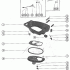 402 4117710 THRU 4860102 Bottom cowl and exhaust plate assembly