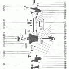 1000SS 2318586 THRU 2836018 Зажим и поворотный кронштейн в сборе