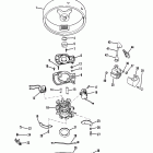 4.5 (1 CYL.) 5595532 AND UP Flywheel and ignition components
