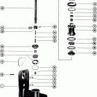 500, 50 7068998 THRU 7143687 Gear housing assembly, complete (serial group no. 7)(pag...