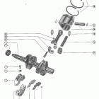 400 (2 CYL.) 2874704 THRU 3336257 Crankshaft, piston and connecting rod assembly