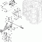 110 Jet (2.5L) 1B690542 & Up Рычаг дросселя и вал механизма переключения передач