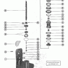 402 4117710 THRU 4860102 Корпус редуктора, вал гребного винта