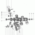 1150, 115 7112248 THRU 7131212 Коленчатый вал, поршни и шатуны