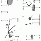 1150 2836019 THRU 3525440 Starter motor, starter solenoid, rectifier & wiring harn...