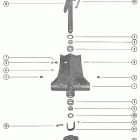 1500 7010533 THRU 7112772 Поворотный кронштейн в сборе