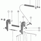 110 4839254 THRU 5206549 Кронштейн крепления двигателя в сборе