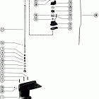 40, 4 (GNAT 2 CYL.) 7085673 THRU 7146487 Gear housing assembly (drive shaft)