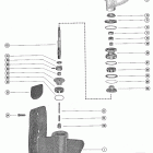 200 7012358 THRU 7098522 Корпус редуктора, вал гребного винта
