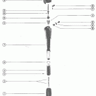 110 4839254 THRU 5206549 Ручка рулевого управления в сборе