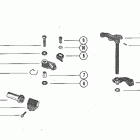 110 4839254 THRU 5206549 Рычаг дросселя и приводная штанга