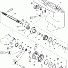 V-150 EFI (2.5L) 1B227000 & Up Корпус редуктора, вал гребного винта - стандартное враще...