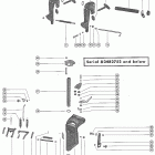 110 3263263 THRU 3795657 Зажим и поворотный кронштейн в сборе