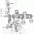 1000 1768404 THRU 2318585 Коленчатый вал, поршни и шатуны