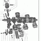 1100 1870204 THRU 2314955 Коленчатый вал, поршни и шатуны