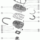 1150, 115 7112248 THRU 7131212 Exhaust extension plate