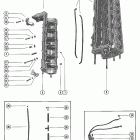 1150, 115 7112248 THRU 7131212 Блок цилиндров