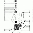 39 (1 CYL.) 1655013 THRU 2498135 Carburetor assembly (39)
