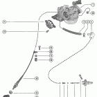 200 7012358 THRU 7098522 Карбюратор и воздушная заслонка в сборе