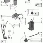 500 2305101 THRU 2858813 Starter motor, starter solenoid, rectifier and wiring ha...