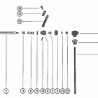 40 (1 CYL.) 3305152 THRU 7045757 Привод управления механизмом переключения передач