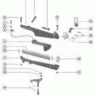 402, 40 (2 CYL.) 7112423 THRU 7144762 Привод управления механизмом переключения передач