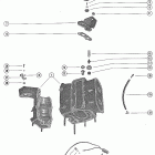 402, 40 (2 CYL.) 7112423 THRU 7144762 Cylinder block and coil mounting bracket