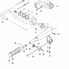 25 SEAPRO (4-STROKE) 0R051710 & Up Румпель
