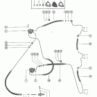 1150 3525441 THRU 4855152 Fuel pump and fuel line assembly (serial group #1)