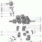 500 4141000 THRU 4357639 Коленчатый вал,поршнь и шатун