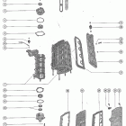 500 4141000 THRU 4357639 End caps, manifold and exhaust covers