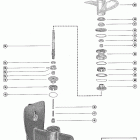 110 2798057 THRU 3263262 Корпус редуктора, вал гребного винта