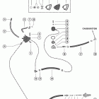 402, 40 (2 CYL.) 7112423 THRU 7144762 Fuel pump assembly and fuel lines
