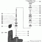 200 2827677 THRU 3226957 Корпус редуктора, вал гребного винта