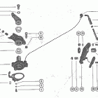 350 1960827 THRU 2874703 Привод управления механизмом переключения передач