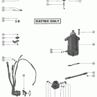 402 3336258 THRU 4117709 Starter motor, rectifier and wiring harness