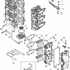 125 DFI (3 CYL.)(1.5L) 1B736885 & Up Reed block
