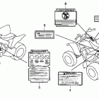 TRX250X Наклейки